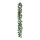 Guirlande de sapin décoré avec des boules et un ruban décoratif  Color: vert/argent Size:  X 180cm