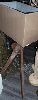 Basis für Lampenschirm, Holz, drehbar, ca.72cm hoch