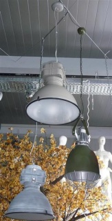 Zylinderkopflampe, olivgrün, 50x30cm