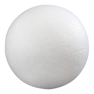 Boule polystyrène      Taille: Ø 10cm    Color: blanc