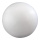Boule polystyrène      Taille: Ø 12cm    Color: blanc