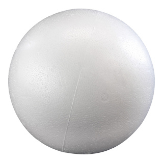 Boule polystyrène      Taille: Ø 15cm    Color: blanc