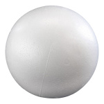 Styrofoam ball  Ø 15cm Color: white