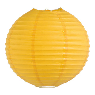 Lampion Papier Größe:Ø 30cm Farbe: gelb    #