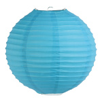 Lantern,  paper, Size:;Ø 30cm, Color:light blue