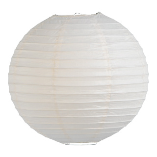 Lampion papier     Taille: Ø 60cm    Color: blanc