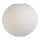 Lampion papier     Taille: Ø 60cm    Color: blanc