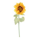 Sunflower  - Material: artificial silk flocked leaves -...