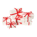 Gift boxes set 9 parts 3 sizes styrofoam/foil - Material:...