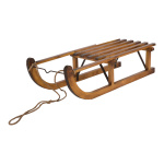 Traîneau en bois  avec corde Color: brun Size:...