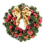 Fir wreath  - Material: decorated plastic - Color:...