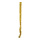 Tinselgirlande Folienstärke: 6 PLY     Groesse:Ø 10cm, 300cm    Farbe:gold   Info: SCHWER ENTFLAMMBAR