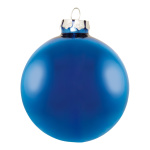 Weihnachtskugeln, blau matt, 6 St./Blister, aus Glas,...