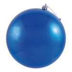 Boule de Noel bleu 6cps./blister sans soudure brillant...