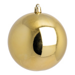 Christmas balls gold shiny 12 pcs./blister - Material:  -...