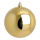 Weihnachtskugeln, gold glänzend      Groesse:Ø 6cm, 12 Stk./Blister   Info: SCHWER ENTFLAMMBAR