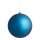 Boule de Noel mat bleu  sans soudure mat Color: bleu mat Size: Ø 14cm