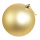 Boule de Noel  sans soudure mat Color: or mat Size: Ø 10cm