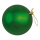 Christmas ball matt green 6pcs./blister - Material: seamless mat - Color: matt green - Size: Ø 8cm