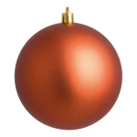 Boule de Noël cuivre  mat plastique Color: cuivre...