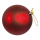 Boule de Noel mat rouge 12pcs./blister sans soudure Color: rouge mat Size: Ø 6cm