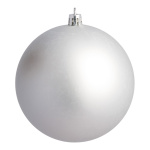 Christmas balls silver matt 6 pcs./blister - Material:  -...