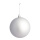 Christmas ball  - Material: seamless mat - Color: matt silver - Size: Ø 10cm