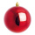 Boule de Noël rouge  brillant plastique Color: rouge Size: Ø 10cm