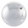 Christmas ball silver 6pcs./blister - Material: seamless shiny - Color: shiny silver - Size: Ø 8cm
