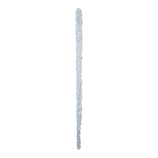Eiszapfen mit Hänger, Kunststoff Abmessung: 60cm Farbe: klar