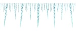 Eiszapfenkette Kunststoff     Groesse:270cm    Farbe:klar