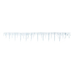Icicle chain,  plastic, Size:; Color:clear
