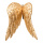 Angel wings 4pcs./blister - Material: with clip plastic - Color: gold - Size:  X 15cm