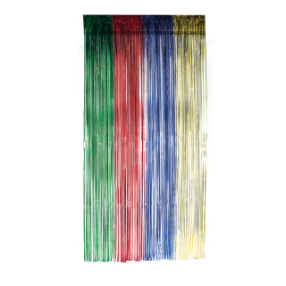 Rideau de fil  film métallique Color: multicolore Size: 100x200cm