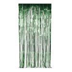 Rideau de fil  feuille métallique Color: vert...