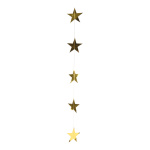 Foil star chain, 12-fold, metal foil, Size:;ca. Ø 9cm,...
