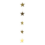 Foil star chain, 15-fold, metal foil, Size:;ca. Ø 8cm,...