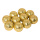 Balls with glitter 24pcs./blister - Material: styrofoam - Color: gold - Size: Ø 3cm