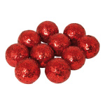 Balls with glitter 24pcs./blister - Material: styrofoam -...