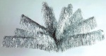 Tinsel fountain  - Material: fine-cut metal foil - Color:...