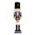 Nutcracker made of wood  - Material: with drums - Color: blue/white - Size:  X 38cm