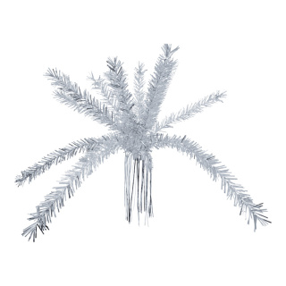 Palmschnittfontäne Metallfolie Größe:Ø150cm, 130cm,  Farbe: silber