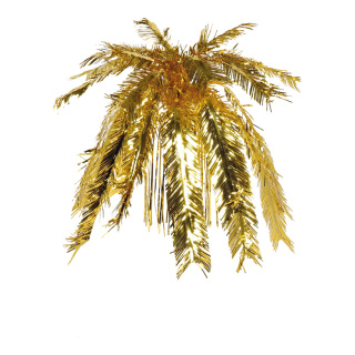 Fontaine à feuilles de palmier  feuille métallique Color: or Size: Ø 40cm X 50cm