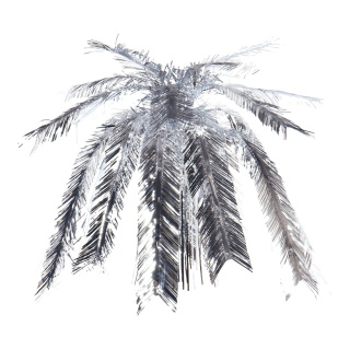 Palm cut fountain  - Material: metal foil - Color: silver - Size: Ø 40cm X 50cm