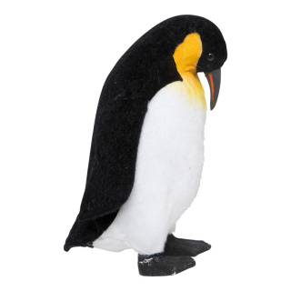 Pinguin Kopf gesenkt, Styropor Größe:27x12cm,  Farbe: schwarz/weiß