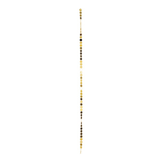 Plättchenkette,  Größe: Ø 3cm, Farbe: gold