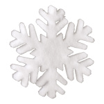 Schneeflocke aus 2cm Schneematte Größe:Ø 17cm,  Farbe: weiß