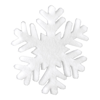 Schneeflocke aus 2cm Schneematte Abmessung: Ø 29cm Farbe: weiß