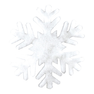 Snowflake  - Material: from 2cm snow mat - Color: white - Size: Ø 41cm