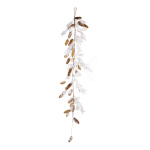 Snow garland  - Material: snowed with cones plastic -...